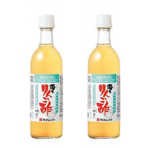 カネショウ 青森の味！蔵伝承酢酸菌 濁り りんご酢 「細雪」 500ml 2本 メーカー在庫品