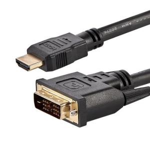 ＳｔａｒＴｅｃｈ．ｃｏｍ HDMI - DVI-D変換ケーブル/1.8m/オス-オス/BK/モニターコード 目安在庫=○