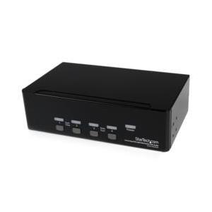 ＳｔａｒＴｅｃｈ．ｃｏｍ KVMスイッチ/4ポート/2画面/DVI/2048x1536/USB 2.0 ハブ/AUX 目安在庫=△