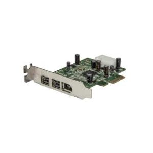 ＳｔａｒＴｅｃｈ．ｃｏｍ FireWire増設カード/PCIe - 2x IEEE 1394b+1x...