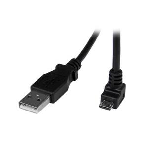ＳｔａｒＴｅｃｈ．ｃｏｍ USB 2.0 - マイクロUSBケーブル/2m/L型下向きMicro-B...