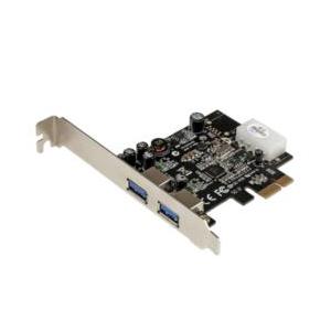 ＳｔａｒＴｅｃｈ．ｃｏｍ USB増設カード/PCIe 2.0 - 2x USB-A/5Gbps/LP...