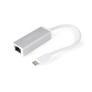 ＳｔａｒＴｅｃｈ．ｃｏｍ LANアダプター/USB-C/1x RJ45/10/100/1000 Mbps/シルバー 目安在庫=○｜compmoto