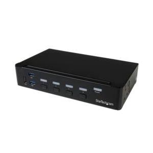 ＳｔａｒＴｅｃｈ．ｃｏｍ KVMスイッチ/4ポート/1画面/DP/4K30Hz/USB 3.0ハブ/AUX 目安在庫=△｜compmoto