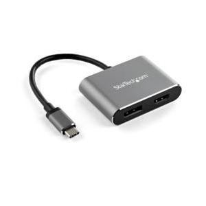 ＳｔａｒＴｅｃｈ．ｃｏｍ ディスプレイアダプター/USB-C - HDMI & DP/4K60Hz/グレー 目安在庫=△
