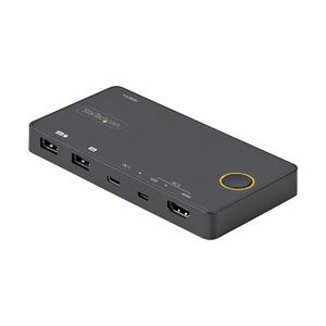ＳｔａｒＴｅｃｈ．ｃｏｍ KVMスイッチ/USB-C & USB-A接続/2ポート/1画面/HDMI/4K60Hz 目安在庫=△｜compmoto