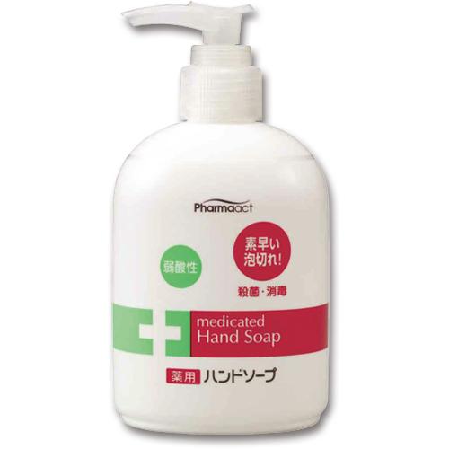 熊野油脂 ファーマアクト 薬用弱酸性ハンドソープ 本体 250mL 1本 目安在庫=○