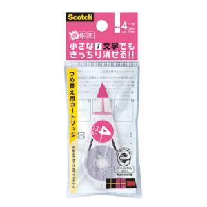 ３Ｍ Scotch スコッチ 修正テープ 微修正 交換用カートリッジ 4mm 目安在庫=○｜compmoto