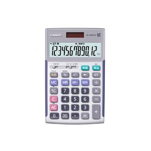 カシオ計算機（CASIO） JS-20WKA-SR-N 実務電卓 12桁 検算 ジャストタイプ シル...