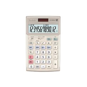 カシオ計算機（CASIO） JS-20WKA-GD-N 実務電卓 12桁 検算 ジャストタイプ ゴー...