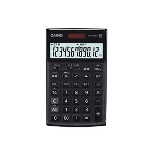 カシオ計算機（CASIO） JS-20WKA-BK-N 実務電卓 12桁 検算 ジャストタイプ ブラ...