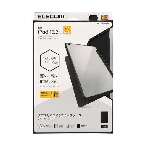 エレコム iPad 10.2インチ 第9世代 ケース カバー 手帳型 フラップ ブラック メーカー在...