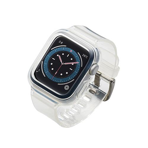 エレコム Apple Watch40mm用ソフトバンパーバンド一体型 クリア メーカー在庫品