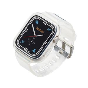 エレコム Apple Watch45mm用ソフトバンパーバンド一体型 クリア メーカー在庫品｜compmoto