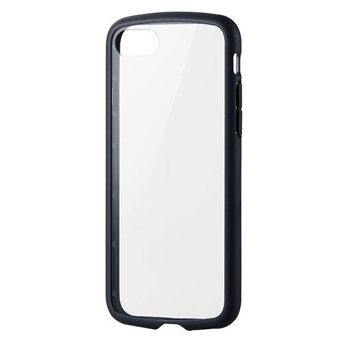 エレコム iPhone SE 第3世代 TOUGH SLIM LITE フレームカラー 背面ガラス ...
