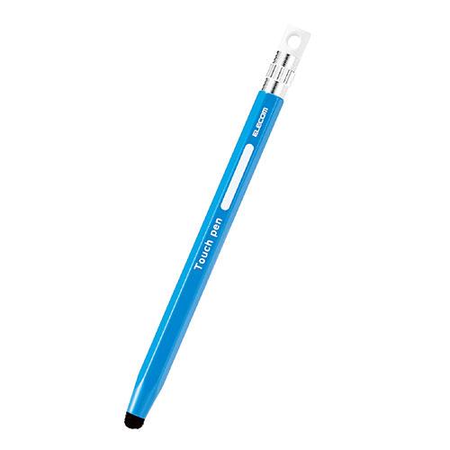 エレコム 6角鉛筆タッチペン ブルー メーカー在庫品