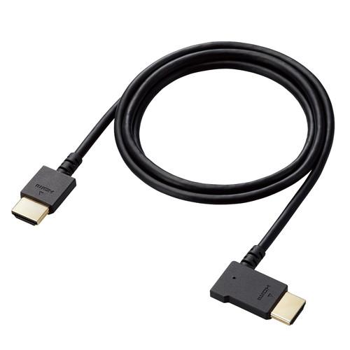 エレコム HDMI ケーブル HIGH SPEED with Ethernet L字 左向キ 1m ...