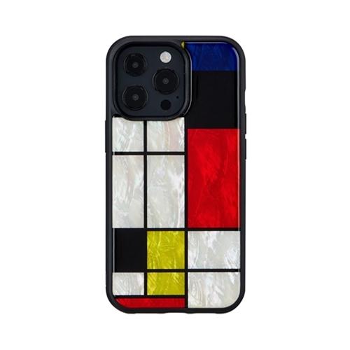 Ｉｋｉｎｓ 天然貝ケース for iPhone 13 Pro Mondrian 目安在庫=△