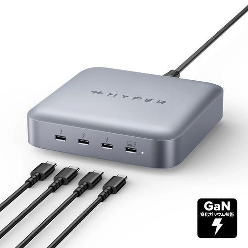 Ｈｙｐｅｒ Drive Thunderbolt 4 GaN電源一体型パワーハブ 目安在庫=△