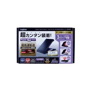ロジテック（エレコム） HDD SSDケース/2.5/USB3.2 Gen2 Type-C/HDDコ...