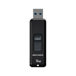 アーキサイト AS-016GU3-PSB ARCHISS USB3.2 USBフラッシュメモリ スラ...