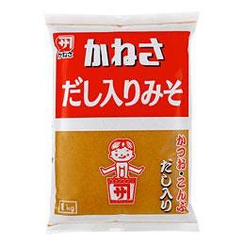 かねさ 青森の味！ だし入りみそ ピロー １ｋｇ（1個） 目安在庫=○