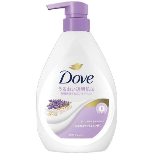 ユニリーバ ダヴ ボディウォッシュ ラベンダー&amp;オーツミルク 本体 470g 1本 目安在庫=○