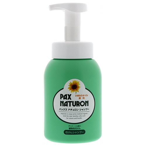 太陽油脂 パックスナチュロン 泡状ポンプ式シャンプー 本体 500mL 1本 目安在庫=○