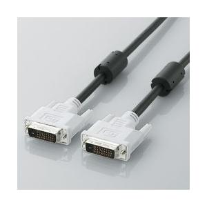 エレコム DVIデュアルリンクケーブル 2.0m DVI-D24pinオス-DVI-D24pinオス...