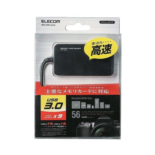 エレコム メモリリーダライタ USB3.0 SD・microSD・MS・XD・CF対応 ブラック メ...