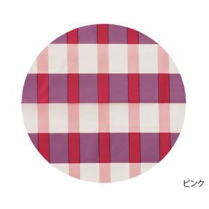 アズワン ソフラピレンエプロン ボーダーチェック ピンク  目安在庫=○