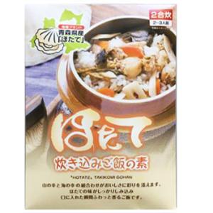 岩木屋 青森の味！ 帆立炊き込みご飯の素 180g（2合炊） 特産品