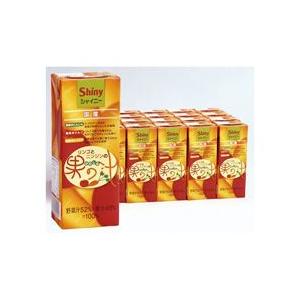 シャイニー 青森の味！ニンジンとリンゴをギュッ！果の汁スリムパック 200ｍｌ×24本 目安在庫=○