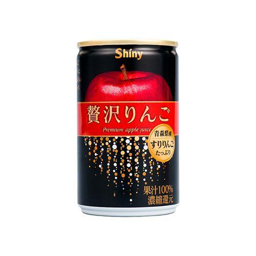 シャイニー 青森の味！りんごジュース すりおろしたっぷり！贅沢りんご 160ｇ×24缶 目安在庫=○