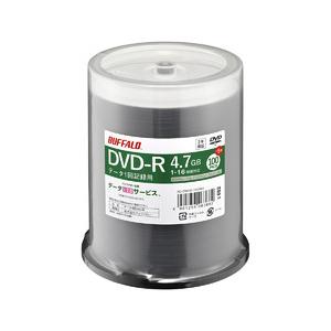 バッファロー 光学メディア DVD-R PCデータ用 法人チャネル向け 100枚+5枚 目安在庫=△