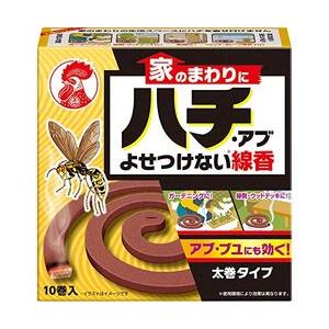 金鳥 家のまわりにハチ・アブよせつけない線香　10巻 目安在庫=△｜compmoto