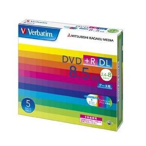 Ｖｅｒｂａｔｉｍ DVD+R DL 8.5GB 5枚スリム・IJP白ワイド DTR85HP5V1 目...