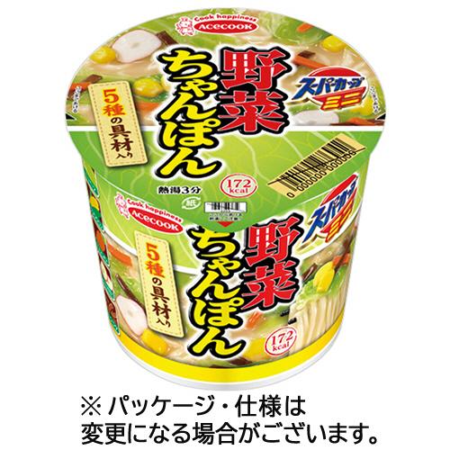 エースコック スーパーカップミニ 野菜ちゃんぽん 42g 1ケース(12食) 取り寄せ商品