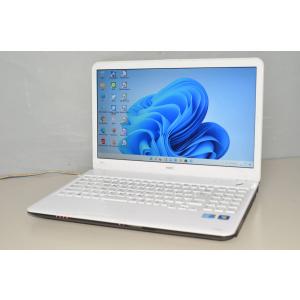 中古ノートパソコン 最新Windows11+office NEC LS350/C core i3/爆速SSD128GB/メモリ4GB/HDMI/15.6インチ/無線/DVDマルチ/便利なソフト多数