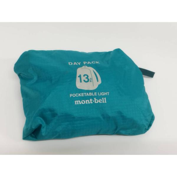 【美品】mont-bell/モンベル ポケッタブル ライトデイパック 13L/バックパック/アウトド...