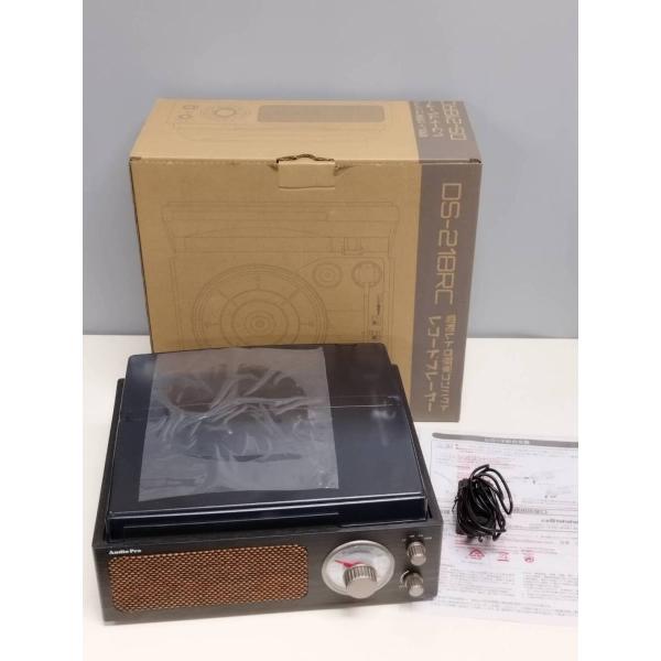 【未使用近い】昭和レトロ簡単コンパクトレコードプレーヤー DS-218RC