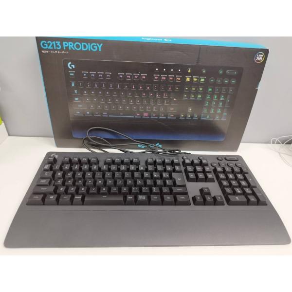 【良品】logicool G213 PRODIGY/Y-U0029/RGBゲーミングキーボード/有線