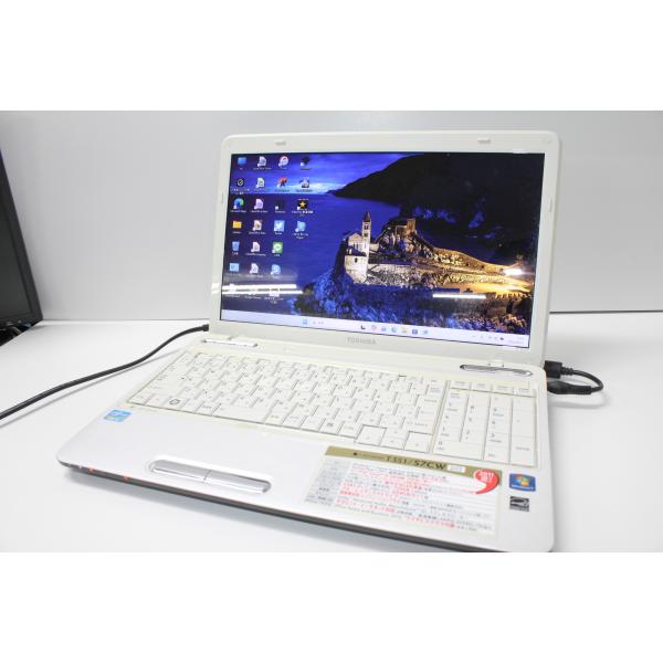 【中古ノートPC】東芝〈dynabook T351/57CW〉第2世代Core i5/SSD256G...