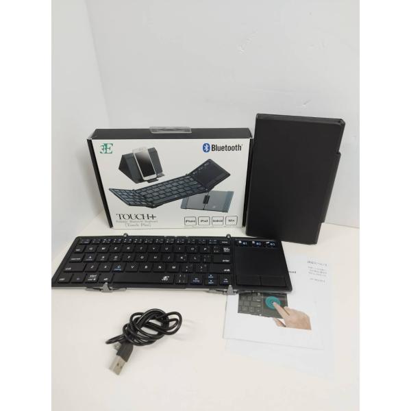 3E TOUCH+ Bluetooth 折りたたみ キーボード 3E-BKY5-BK