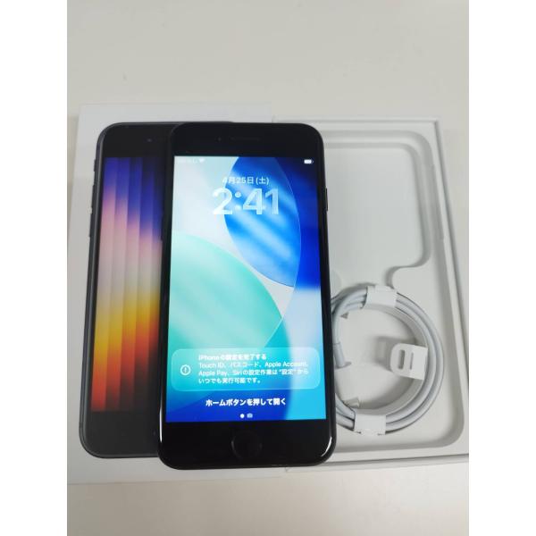 【SIMフリー】iPhone SE 第3世代/A2782/64GB/ミッドナイト〈MMYC3J/A〉...
