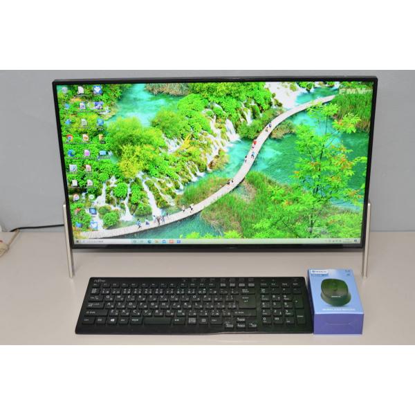 中古良品 一体型パソコン 最新Windows10+office 富士通 FH77/B3 高性能i7-...