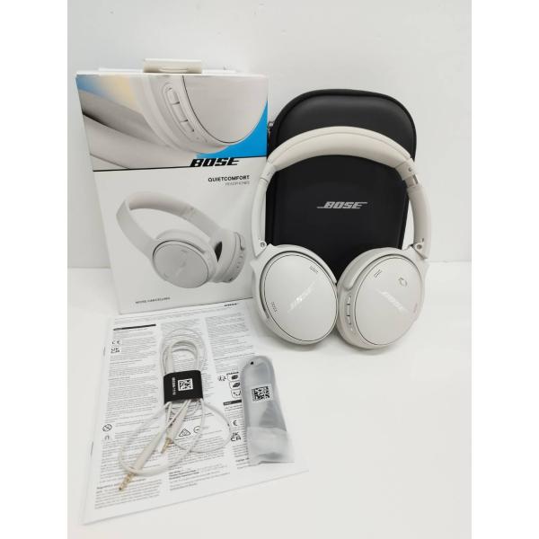 【美品】BOSE QuietComfort Headphones ワイヤレスヘッドホン/ホワイトスモ...