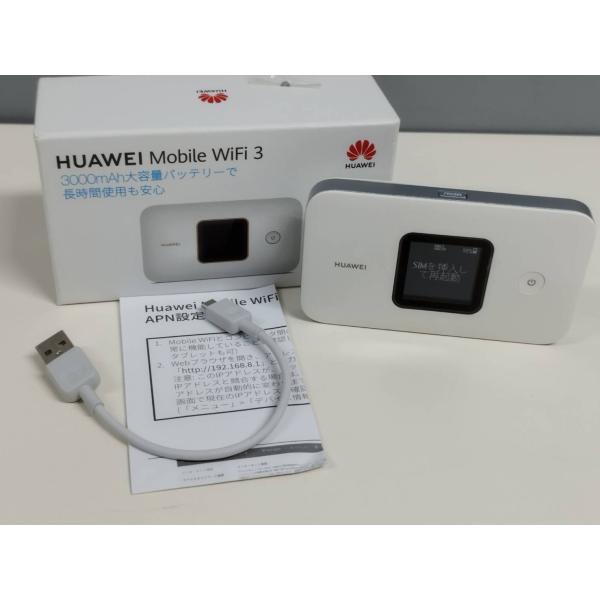 【良品】HUAWEI Mobile WiFi 3/E5785-320a/モバイルルーター