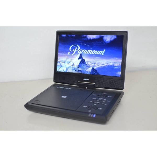 中古 ダイニチ電子 Wizz 地デジ対応 10.1インチ ポータブルDVDプレーヤー WPD-T10...
