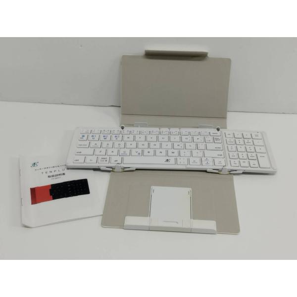 【良品】TENPLUS 3E-BKY7/テンキー付き3つ折りモバイルキーボード (1)